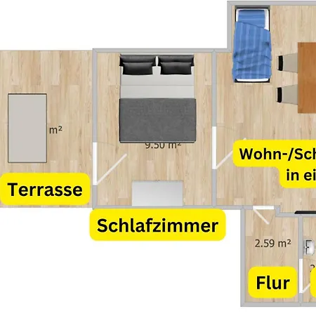 Ruhige Innenstadtlage Mit Terrasse Apartament Kassel